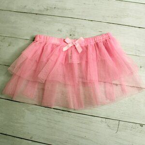 Weeplay Baby Girl's Tutu Skirt Size 18 Months Pink Mesh Overlay